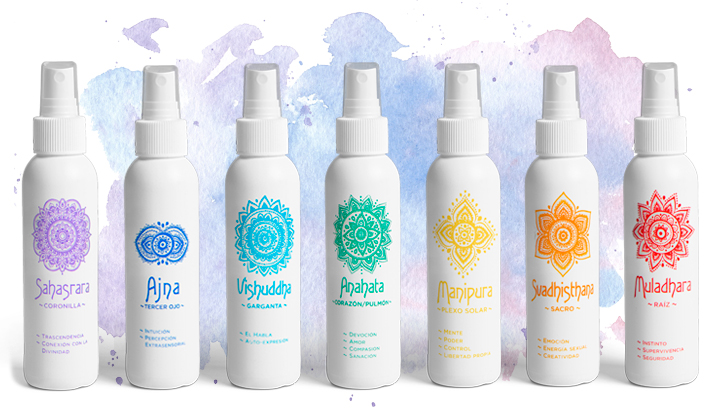 Paquete Línea Chakras (7 aromas 60 ml)